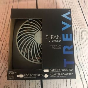 TREVA 5” PORTABLE FAN